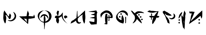 Cultist Armoury Ancient Cults Font UPPERCASE