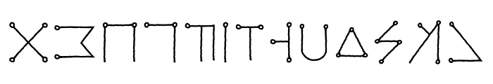 Cultist Armoury Celestial Font LOWERCASE
