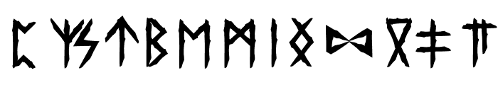 Cultist Armoury Great Runes Font LOWERCASE