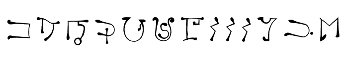 Cultist Armoury Magi Font LOWERCASE