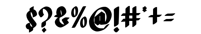 Cunigund Condensed Font OTHER CHARS