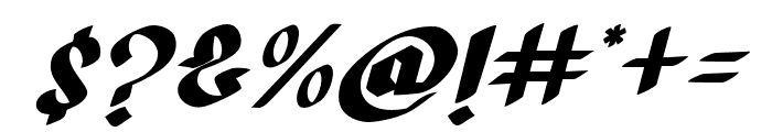 Cunigund Italic Font OTHER CHARS