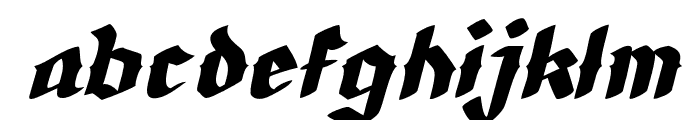 Cunigund Italic Font LOWERCASE