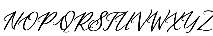 Cuningham Singleton Italic Font UPPERCASE