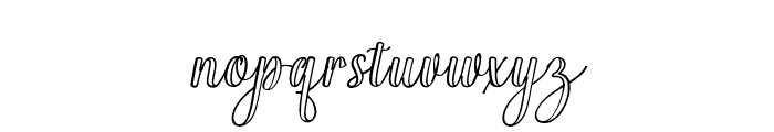 CupcakeHandmadeOutlineSlant9 Font LOWERCASE