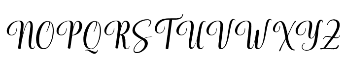 CupcakeHandmadeSlant Font UPPERCASE