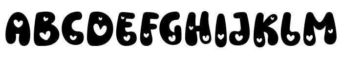 Cupid Heart Font LOWERCASE