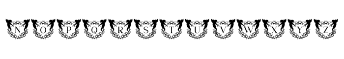 Cupid Monogram Font UPPERCASE