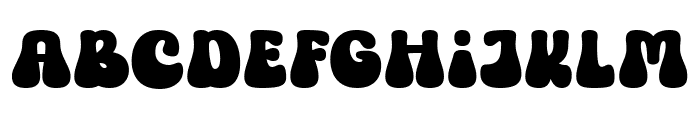 Cupita Groovy Font LOWERCASE