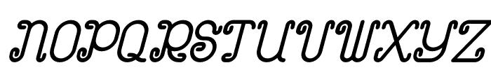 Curlittos Italic Font UPPERCASE