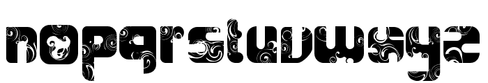 Curlroundry-Regular Font LOWERCASE