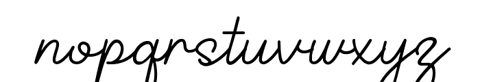 Curly Babe Font LOWERCASE