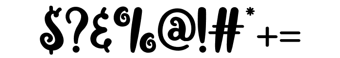 Curly Candy Font OTHER CHARS