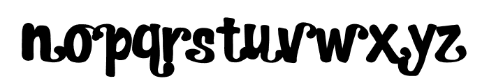 Curly Joy Font LOWERCASE