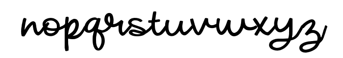 Curly Kale Font LOWERCASE