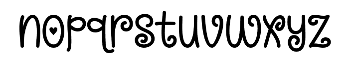 Curly Lovantine Font LOWERCASE