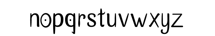 Curly Magic Font LOWERCASE