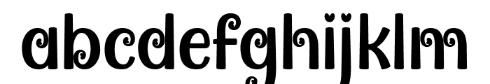 Curly Olivia Font LOWERCASE