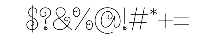 Curly Queen Font OTHER CHARS