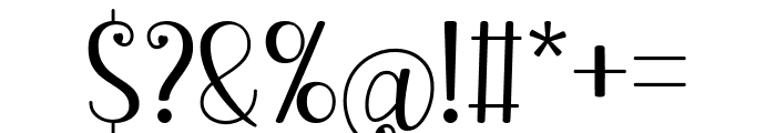 Curly Quirky Font OTHER CHARS