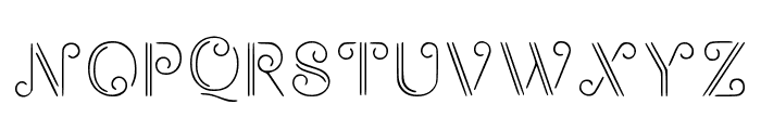 Curly Regular Font UPPERCASE
