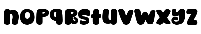 Curly Retro Font LOWERCASE