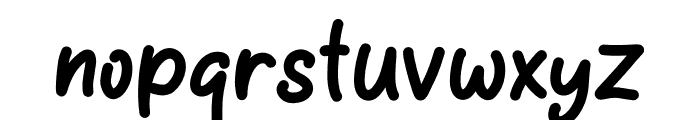 Curly Spring Font LOWERCASE