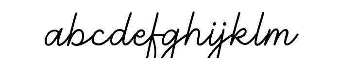 CurlyBabe Font LOWERCASE