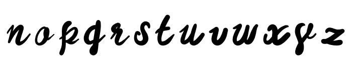 CurlyLove Font LOWERCASE