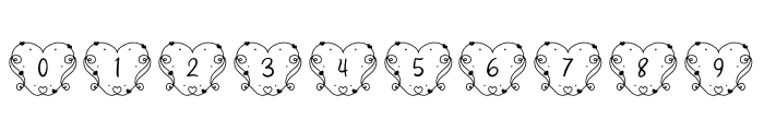 CurlyValentineMonogram Font OTHER CHARS