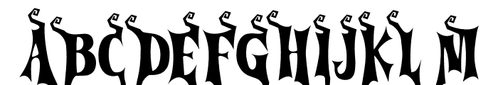 Cursed Gothic Witch Font LOWERCASE