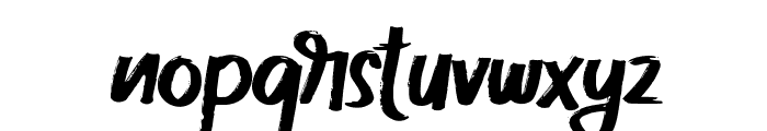Cursey Font LOWERCASE