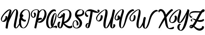 Cursive-Medium Font UPPERCASE