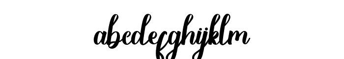 Cursive-Medium Font LOWERCASE