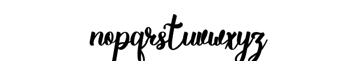 Cursive-Medium Font LOWERCASE