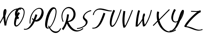 CursiveSignaScript-BdIt Font UPPERCASE