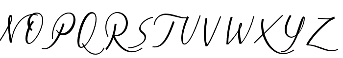 CursiveSignaScript-It Font UPPERCASE