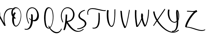 CursiveSignaScript-Md Font UPPERCASE