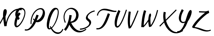 CursiveSignaScript-XBdIt Font UPPERCASE
