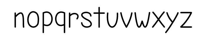 Curvana Font LOWERCASE