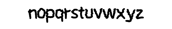 Curvyallletter Regular Font LOWERCASE