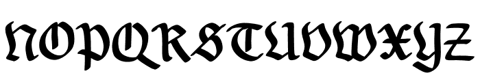 Custerr Regular Font UPPERCASE