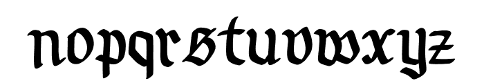 Custerr Regular Font LOWERCASE
