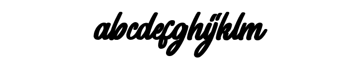 Cutaway Style Regular Font LOWERCASE