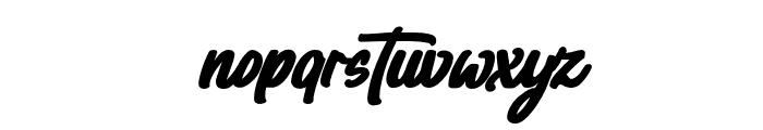 Cutaway Style Regular Font LOWERCASE