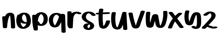 Cute And Active Font LOWERCASE