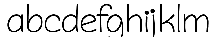 Cute Bridget Font LOWERCASE