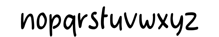 Cute Bubble Regular Font LOWERCASE