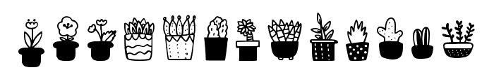 Cute Cactus Regular Font LOWERCASE
