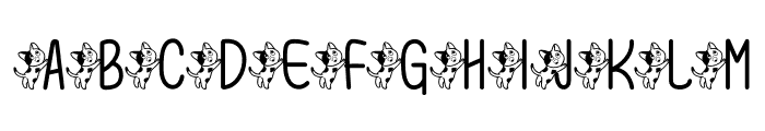 Cute Cat2 Font UPPERCASE